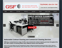Tablet Screenshot of gsf-uk.com